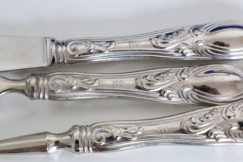 Italian cutlery service San Giorgio Posaterie, silver 800/1000