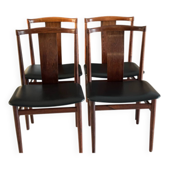 Set of 4 rosewood chairs Designer Henning Sorensen Denmark 1960