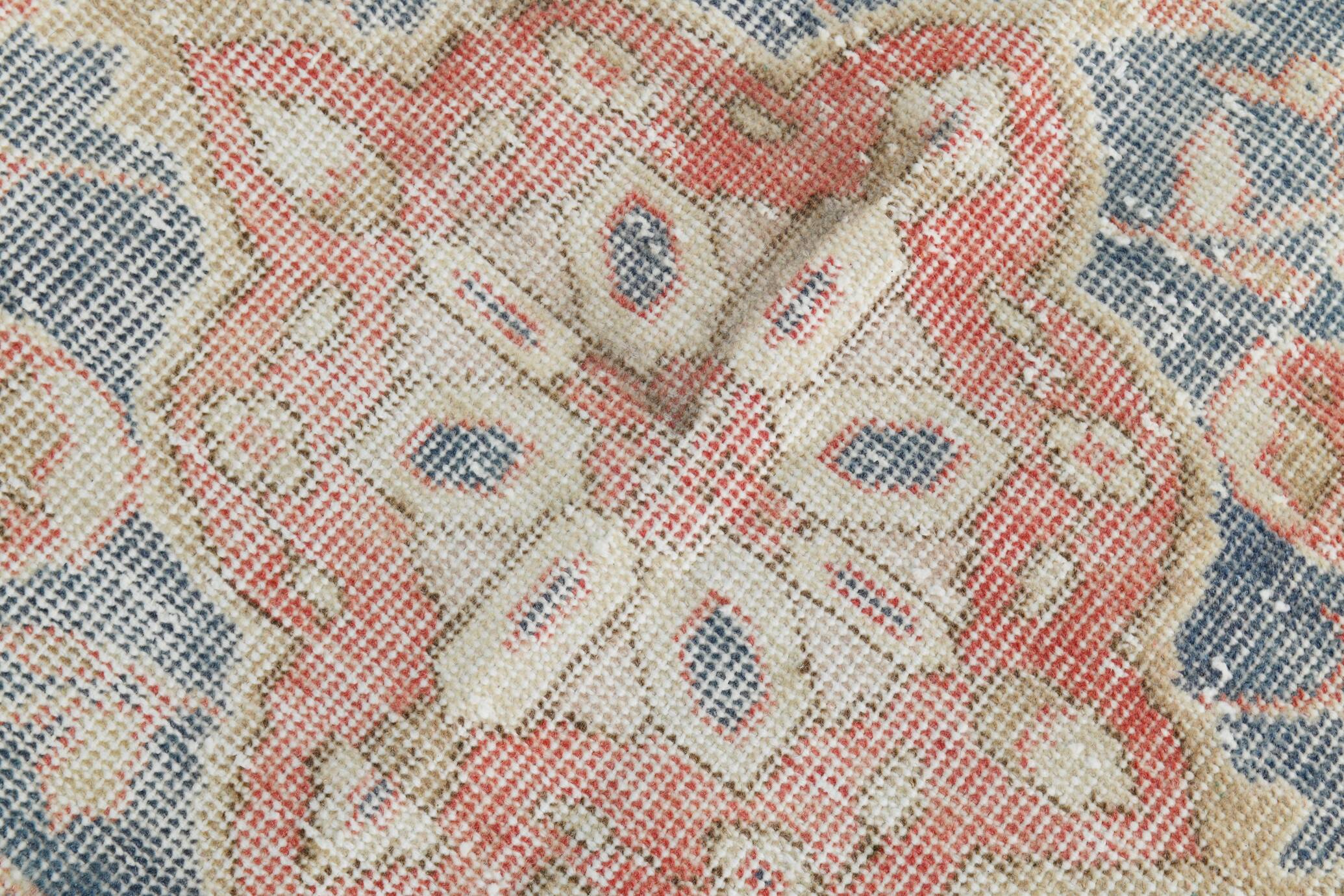 8x11 Dusty Red Vintage Persian Rug, 243x347Cm