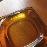 Vintage amber glass empty pocket