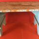 Natural wooden lace-up bench paints popular art