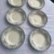 6 hollow plates boulenger, terre de fer, Choisy le roi, old moustiers