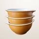 Set of three ear bowls Grespots Digoin, circa 1950