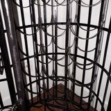 Wrought iron bar with bottles holder