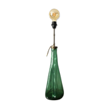 Vintage glass lamp foot