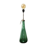 Pied de lampe en verre vintage