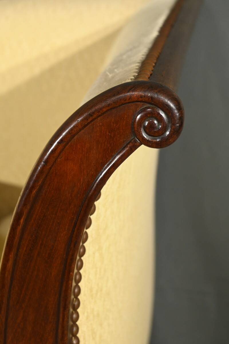 Mahogany Backrest Daybed, Restoration Period – Part 1 of the 19th Century
