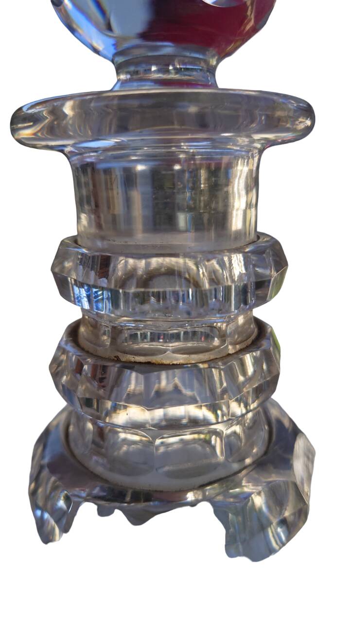 Napoleon III crystal wine carafe