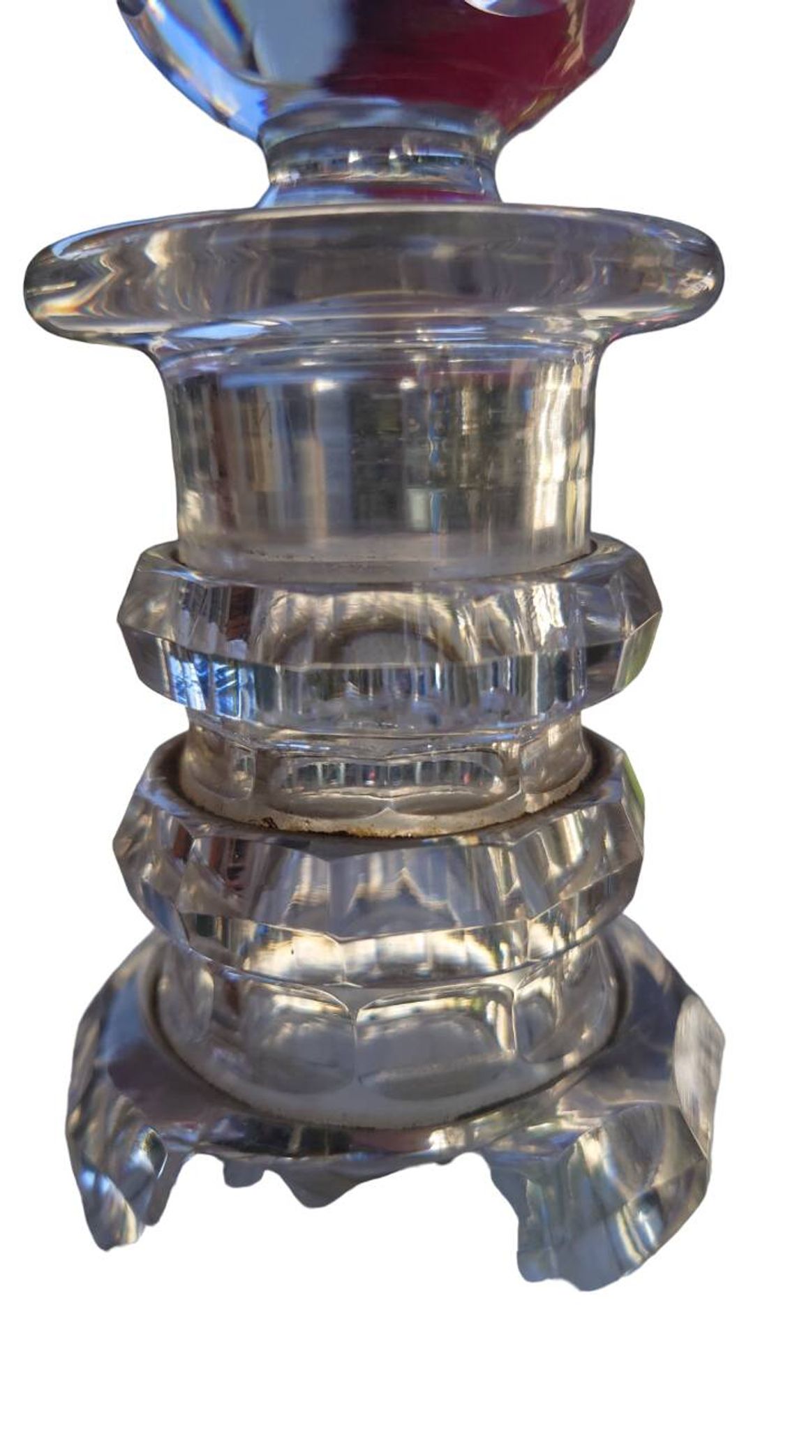 Carafe a vin en cristal napoléon iii