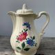 Digoin ceramic teapot with flowers