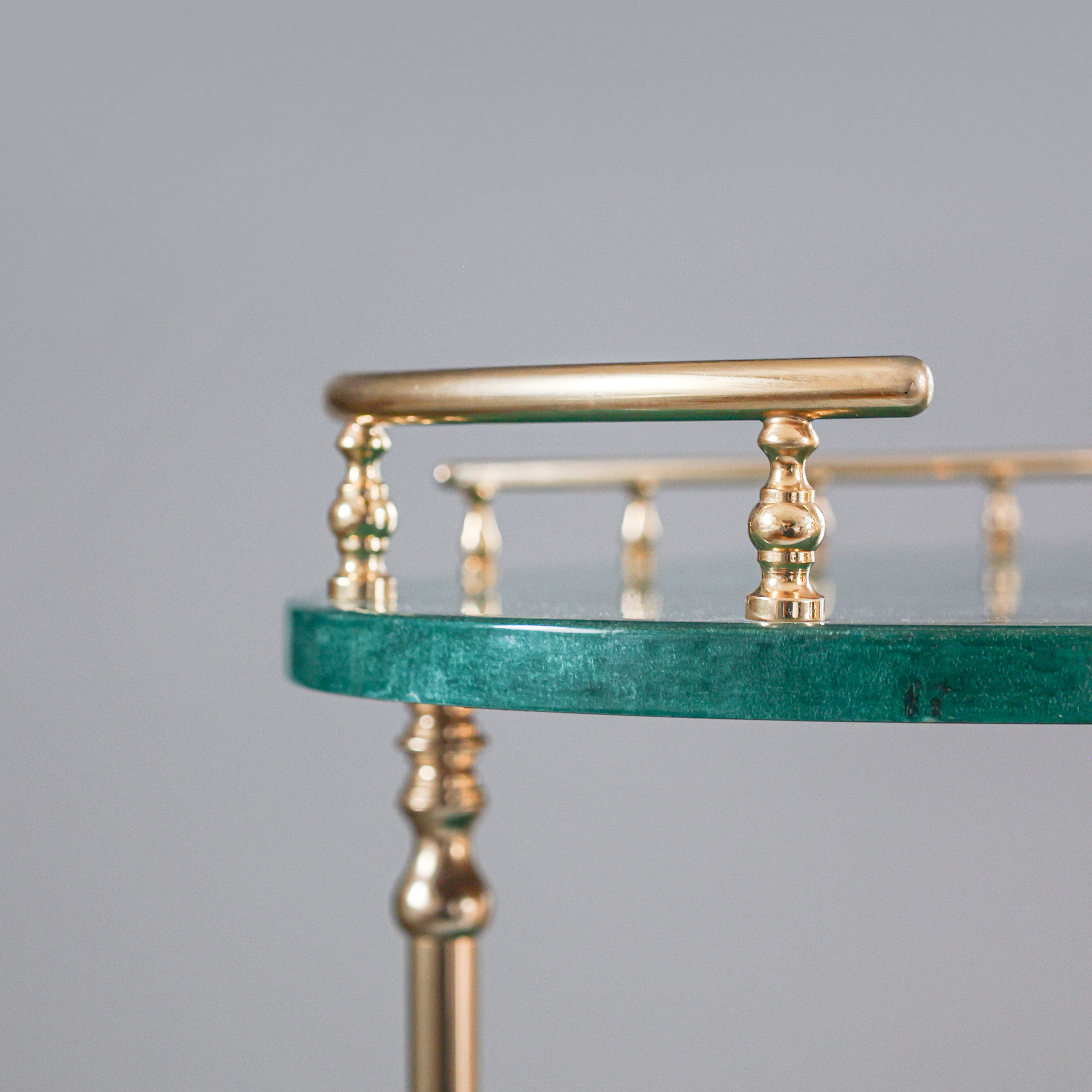 Bar cart by Aldo Tura, Italy, 1970s.