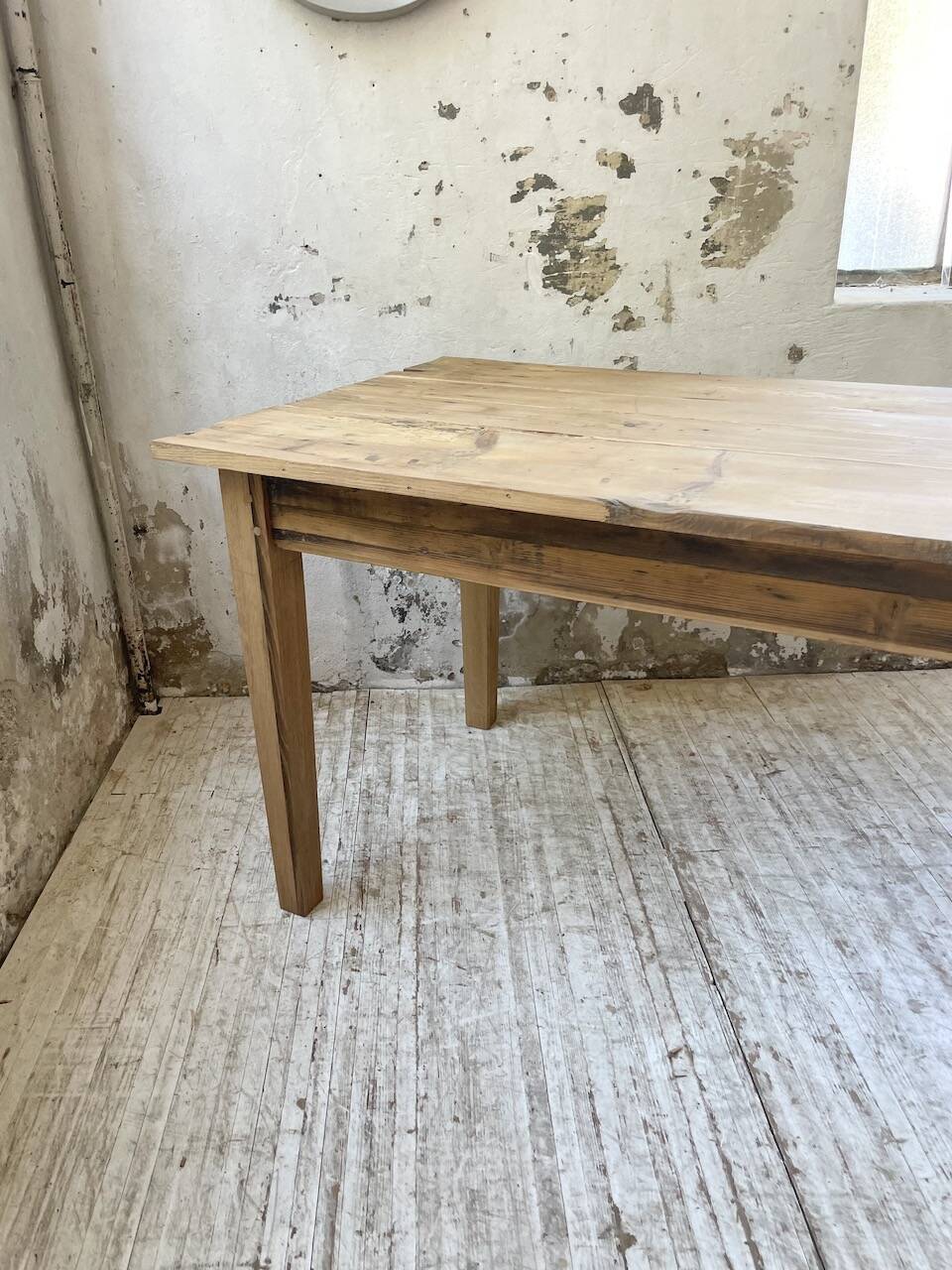 4m XXL pine and oak farmhouse table