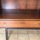 Meuble Mid-Century en bois de rose marron, années 1960 — abattant, tiroir et porte verrouillable