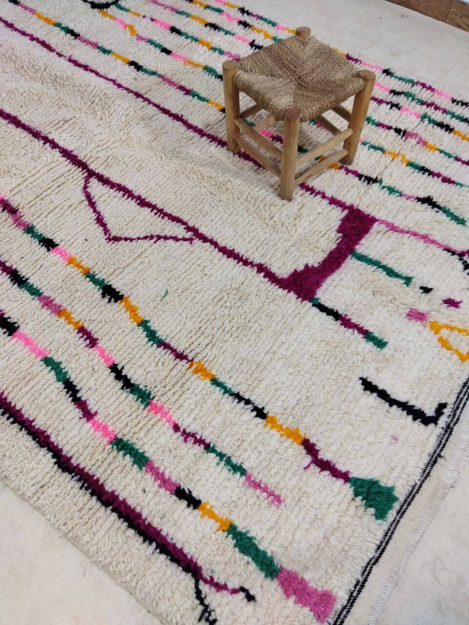 Handmade Moroccan Berber rug 294 X 194 CM