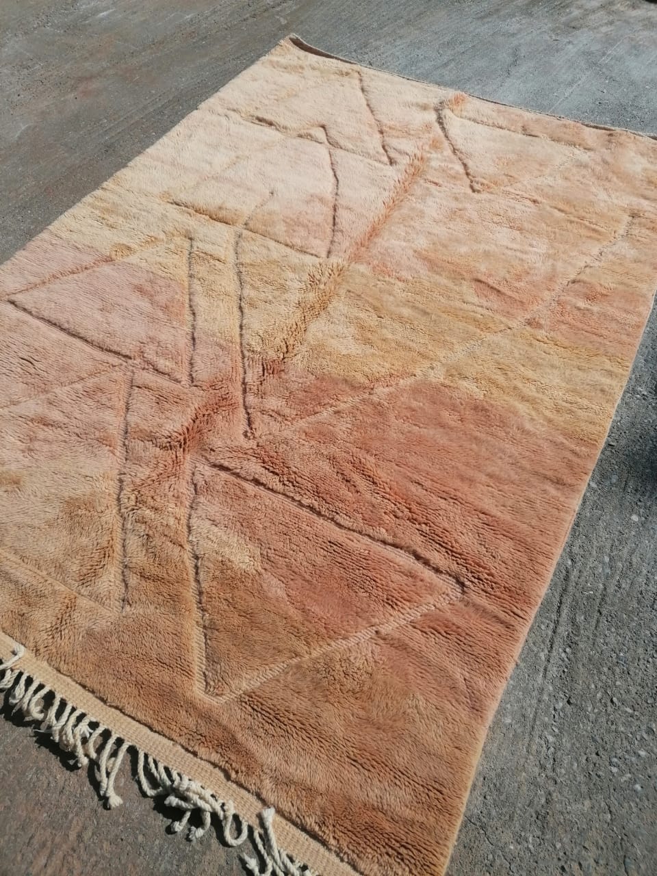 Berber carpet Beni Mrirt 190x270 cm