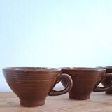 Tasses ou bolée à cidre en grès