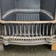 Open cast iron fireplace, Art Nouveau style