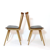 Pair of menuet chairs by Baumann, 1960s