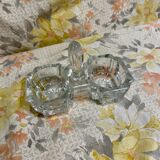 Glass salt cellar
