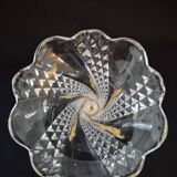 Cornet or tulip vase, centrepiece, Baccarat crystal 19th century