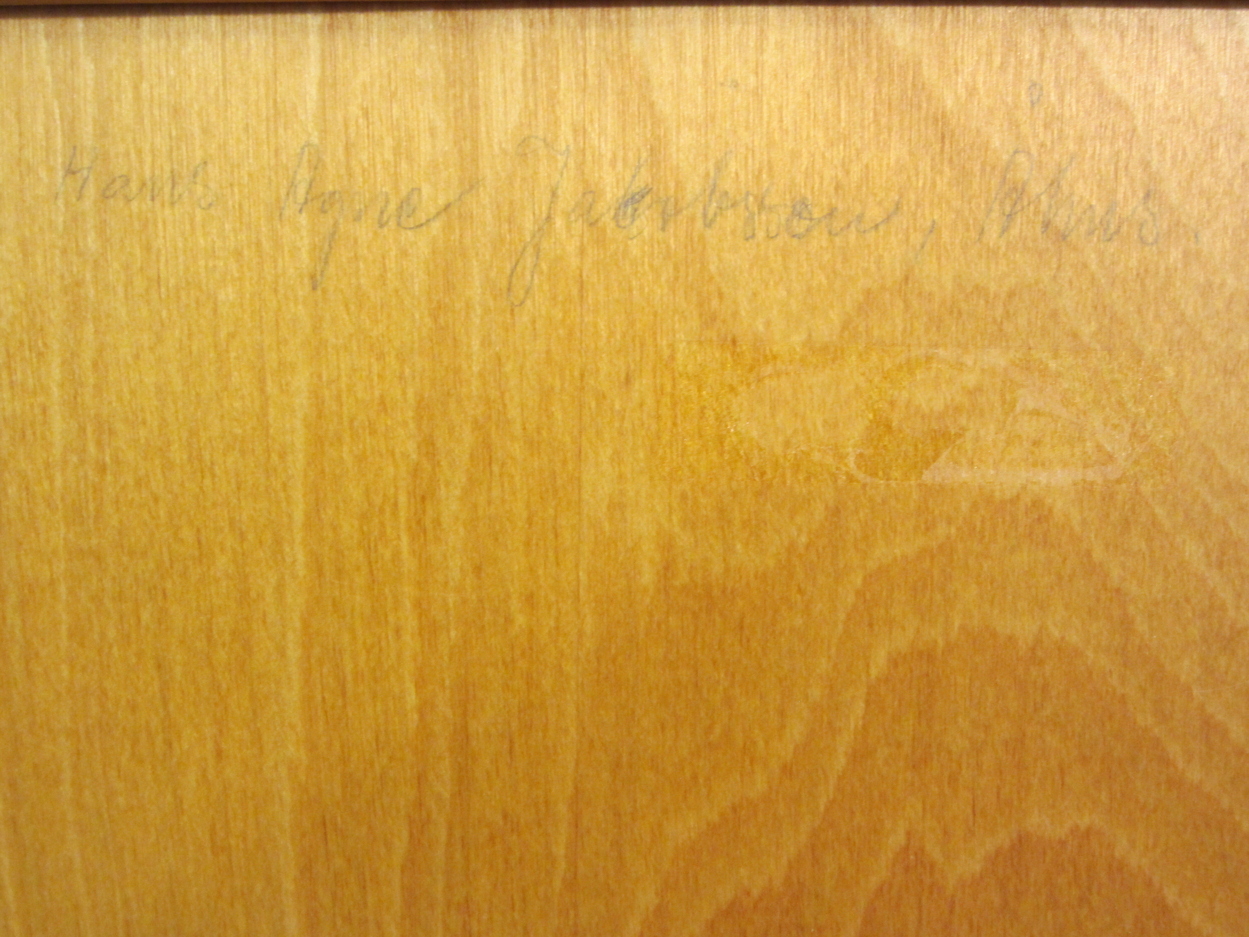 Scandinavian entrance mirror and shelf by Hans-Agne Jakobsson Åhus