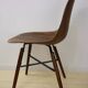 4 chaises en ABS, bois et métal