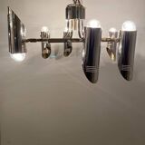 Space Age Multi Lights Ceiling Lamp in the Style of Stilnovo, Italy 1970's