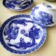 6 Japanese porcelain tea cups Dragon decoration