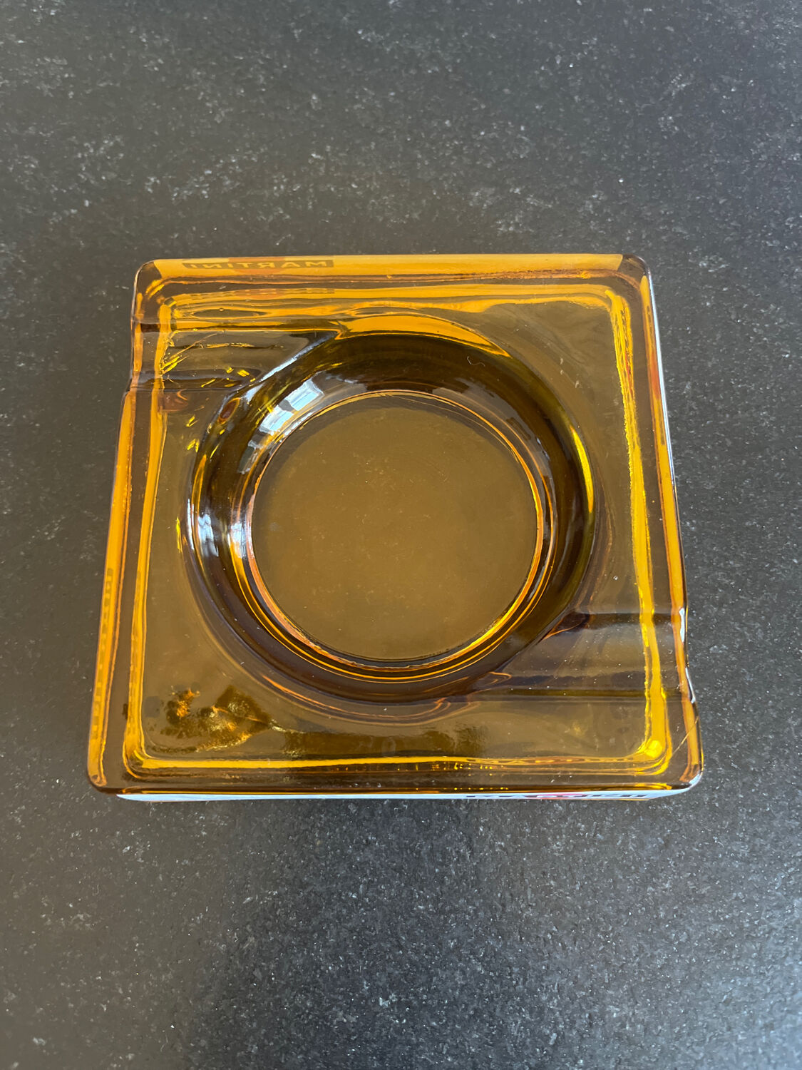 Advertising ashtray martini