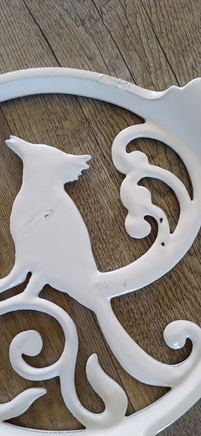 Dessous de plat oiseau metal vintage