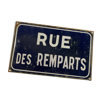 Plaque de rue