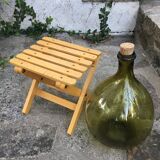 Vintage wooden folding stool