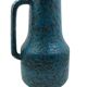 Blue speckled ceramic jar