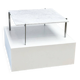 Early PK61 coffee table by Poul Kjaerholm EKC Denmark 1956 with Carrara marble top