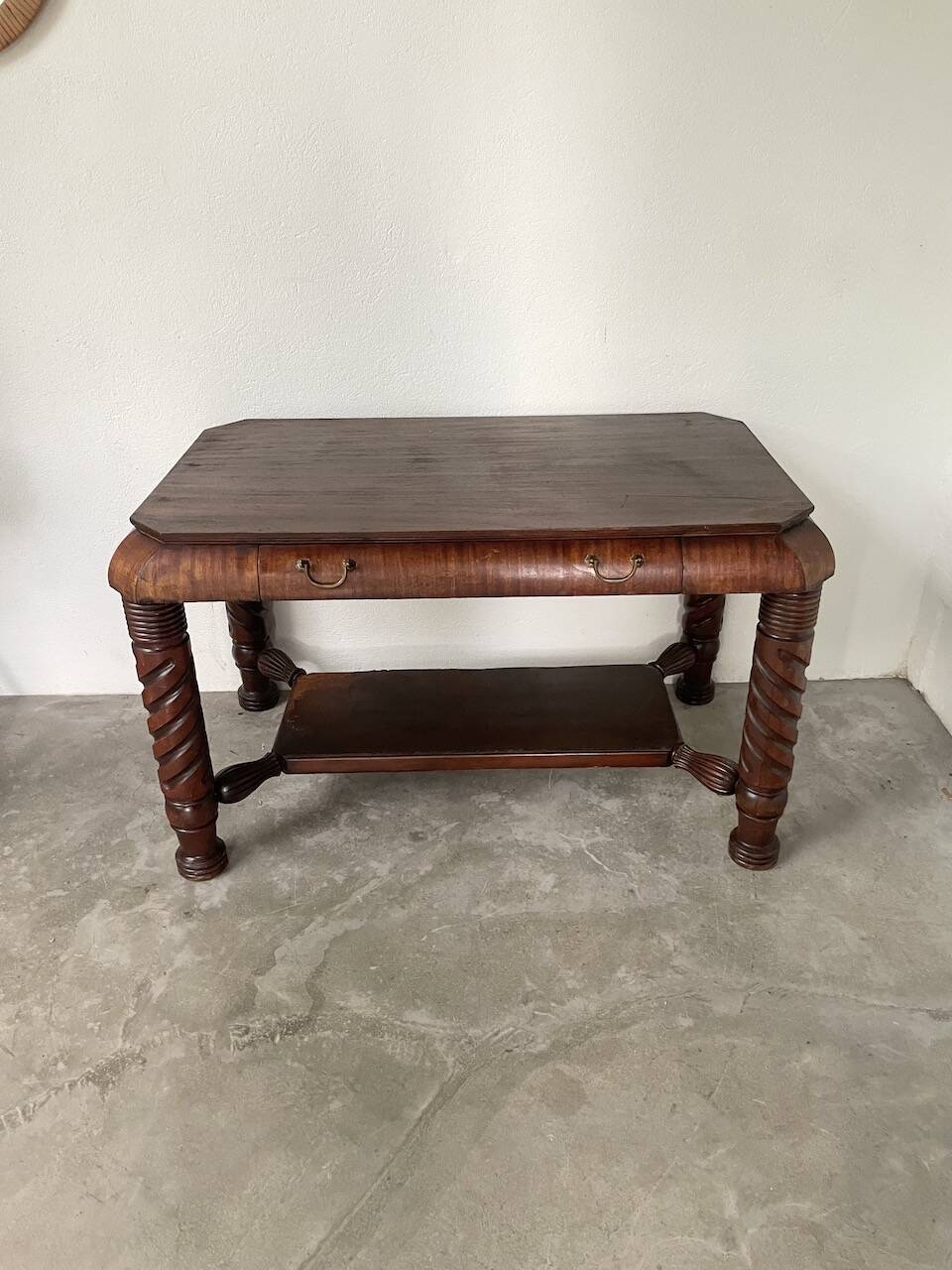 Bureau console acajou 1900