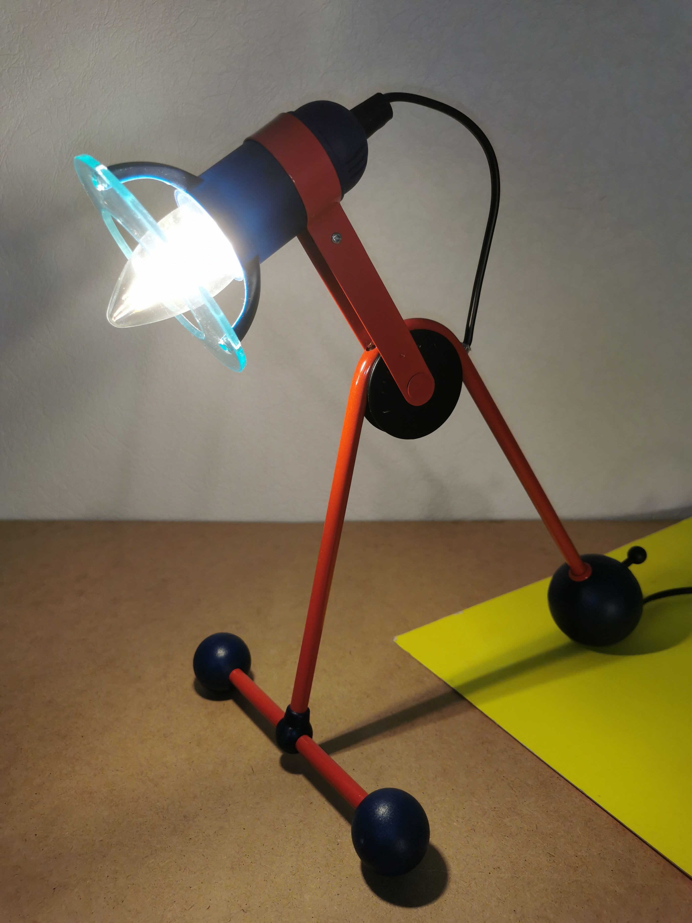 Lampe orientable postmoderne, 1980