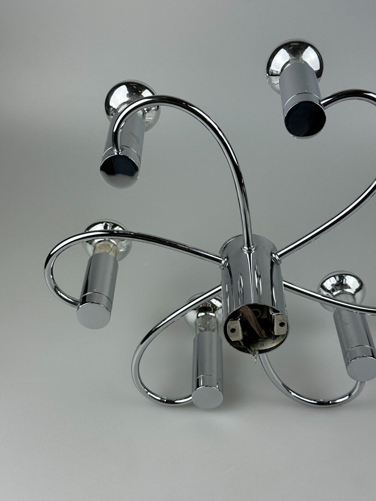 60s 70s Sputnik wall lamp or ceiling lamp by Cosack Leuchten Chrom