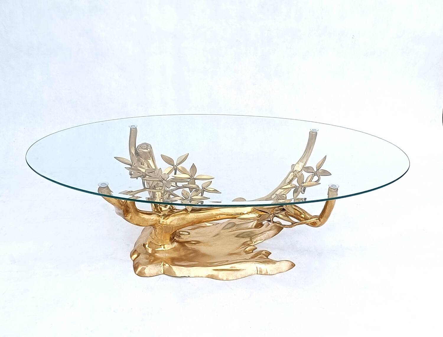 Brass Bonsai coffee Table by Willy Daro