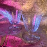 4 Verres en Cristal de Baccarat - Modèle Argentina