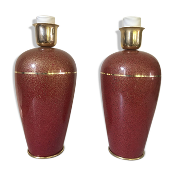 Pair of vintage lamp feet