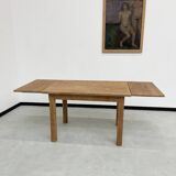 Oak farmhouse table 120cm + 200cm extensions