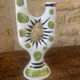 REVERNAY. Barbotine vase sculpture 1970s h 25cm