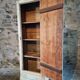 Armoire d’atelier ancienne française – 1900-1920 – Bonnetière étroite