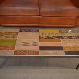 Table basse vintage Capron 1970 en céramique