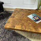 Design coffee table style elm magnifying glass