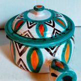 Ceramic fondue pot