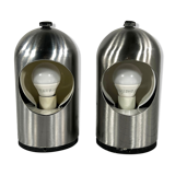 Pair of Selene chrome lamps by ABM, 1960