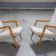Scandinavian armchair danish feet years 50 compass