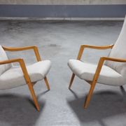 Scandinavian armchair danish feet years 50 compass