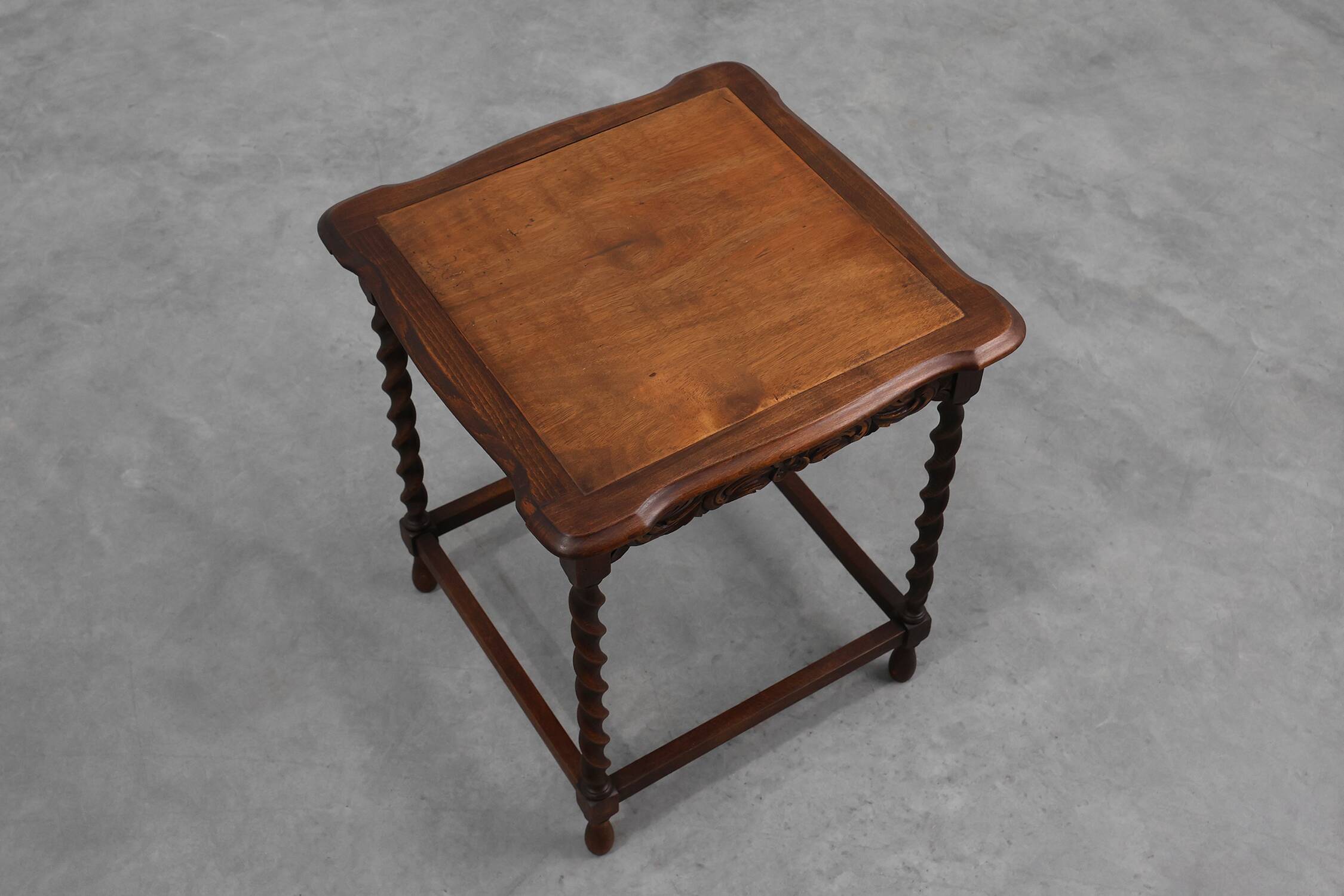 Antique French Oak Side Table, circa 1900